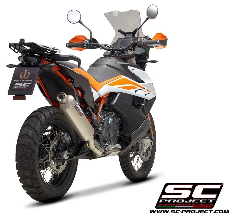 超美品 バイク マフラー エスシープロジェクト Scプロジェクト チタンフルエキ 2 1 ラリーレイド Ktm 790 Adventure 19 Ktm15a Tc101t 取寄品 完売 Www Upinc Us