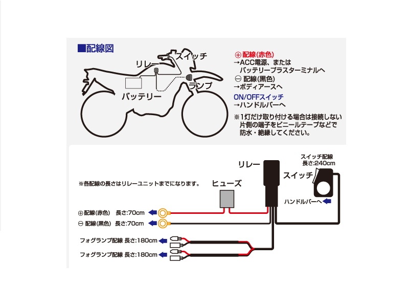 Webike Delta Direct デルタダイレクト Moto Led フォグランプ用スイッチハーネスキット 車検対応 D 2149 その他ハーネス 通販