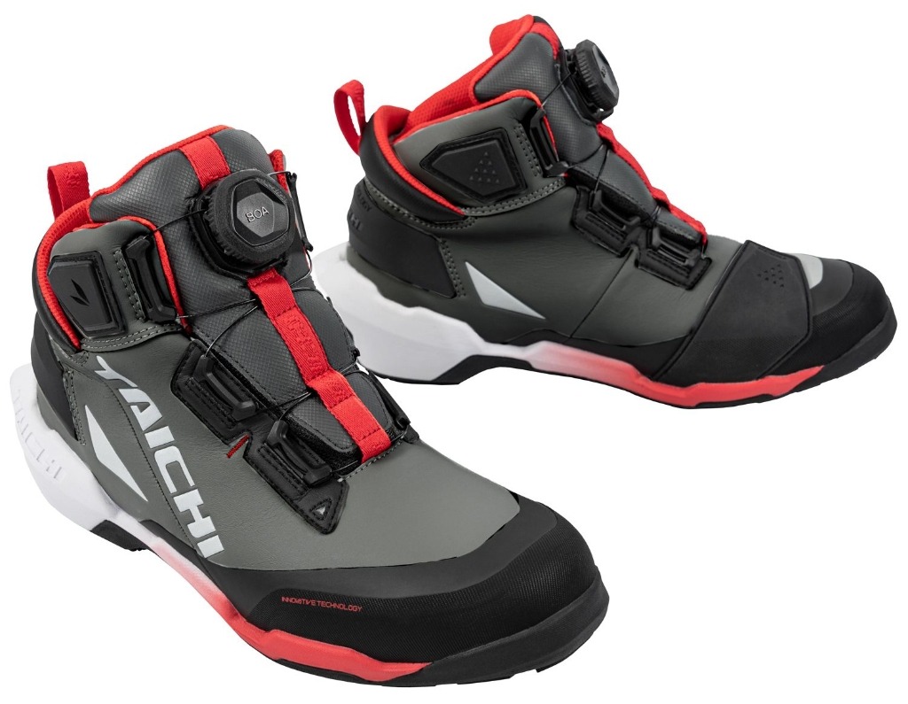 Rs Taichi Rss013 Drymaster 防水車靴 火箭灰 灰色 白色 紅色 Rss013gy Webike摩托百貨