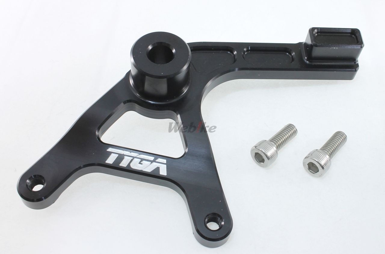 【TYGA PERFORMANCE】Bracket, Rear Brake, 84 mm Brembo Conversion, Black, MSX125 Grom - Webike Thailand