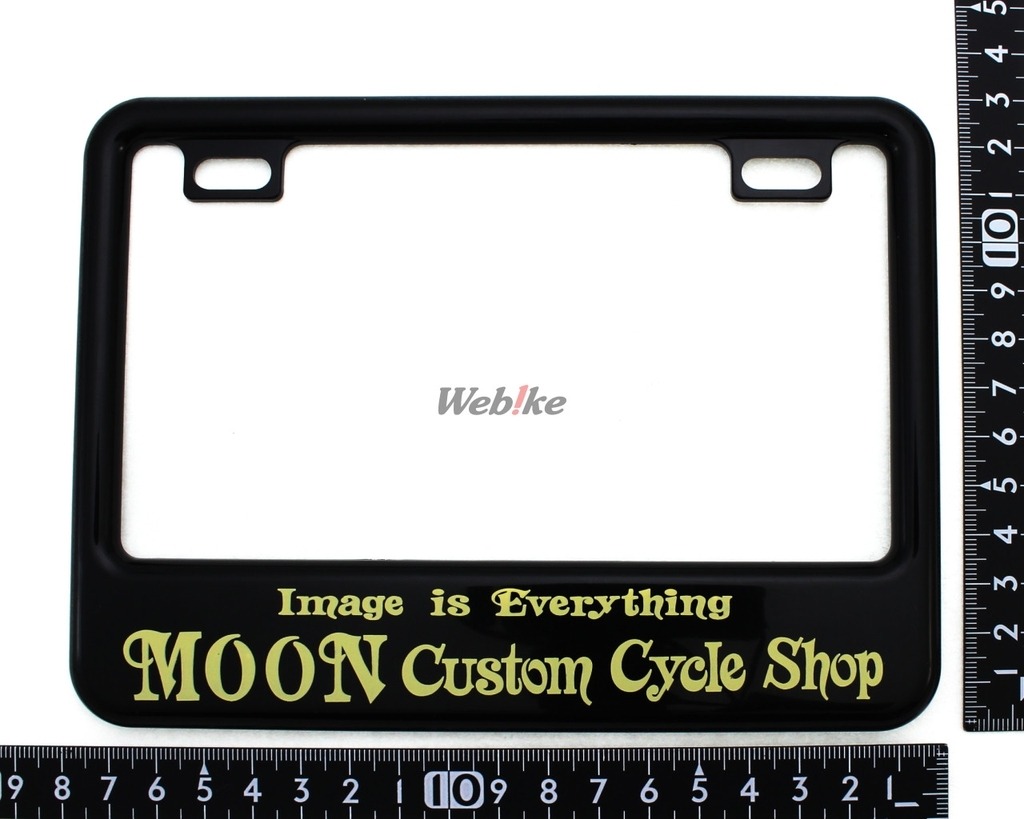 Webike Moon Eyes ムーンアイズ ライセンスフレーム Mg 130gcbkmcs ナンバープレート関連 通販