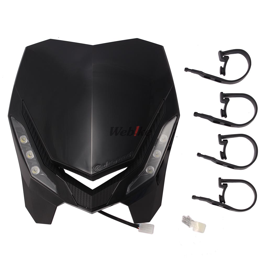 POLISPORT E-BLAZE - LED 頭燈(8670800002)| Webike摩托百貨