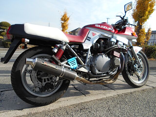 GSX1100S カタナ 刀 アッパーカウルフロントカウル 社外品 シルバー色