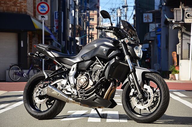 MT-07/ヤマハ/YAMAHA MT-07 パワコマンダーV、ZARDマフラー、OVER ...