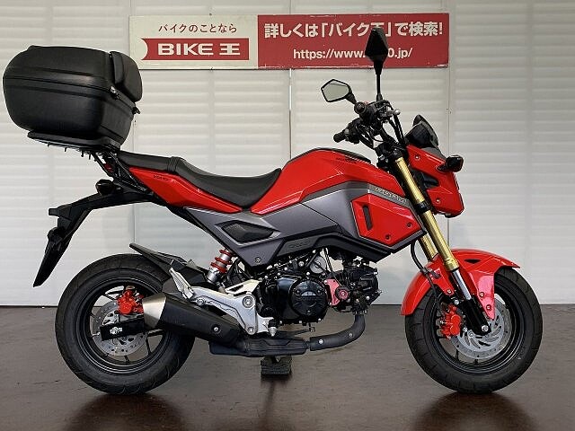 グロム ホンダ グロム 16年モデル グリップヒーター リアボックス装備の販売情報 バイク王 Globo蘇我店 ウェビック バイク選び