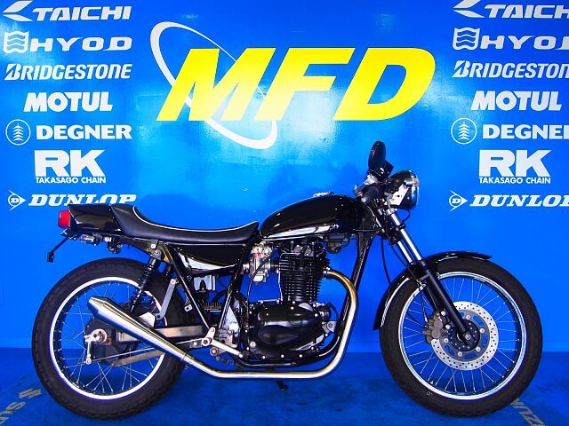 250TR/カワサキ/KAWASAKI 250TR KH250風カスタム!!CRキャブ!!マフラー