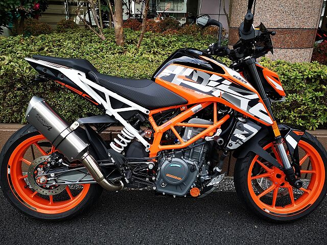 390デューク/KTM 390 DUKE デモ車のような豪華なオプション