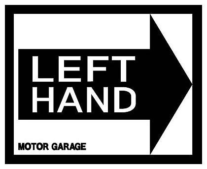 LEFT HAND MOTOR GARAGE レフトハンド モーターガレージ