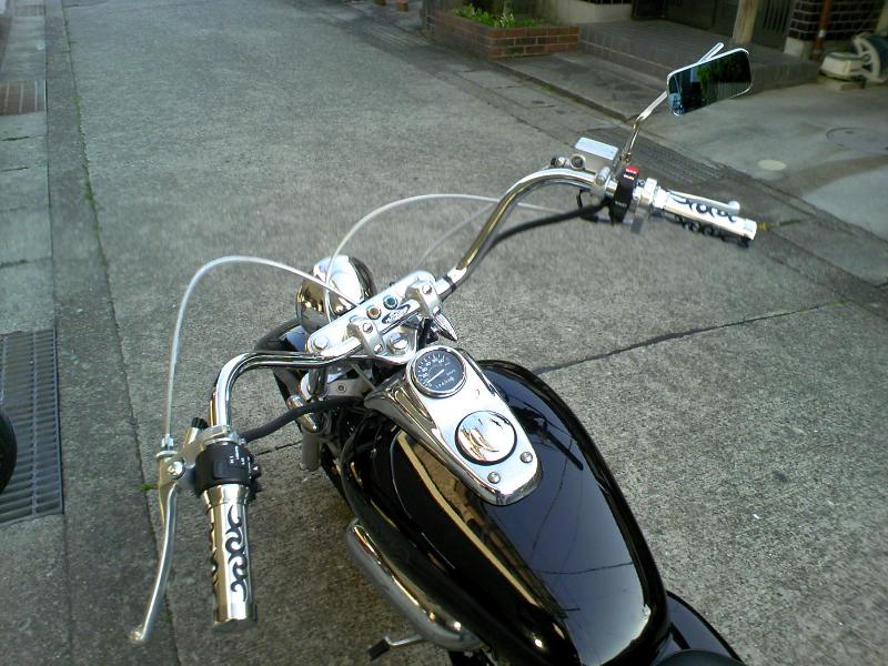 ヤフオク マグナ50 Magna50用 ライザー一体型tバー ハンド
