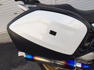 HONDA:ホンダ パニアケースパネル：ホワイトを使った、さとちゃんさん