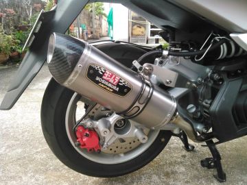 YAMAHA マジェスティS YOSHIMURA:ヨシムラ R-77S サイクロン カーボン