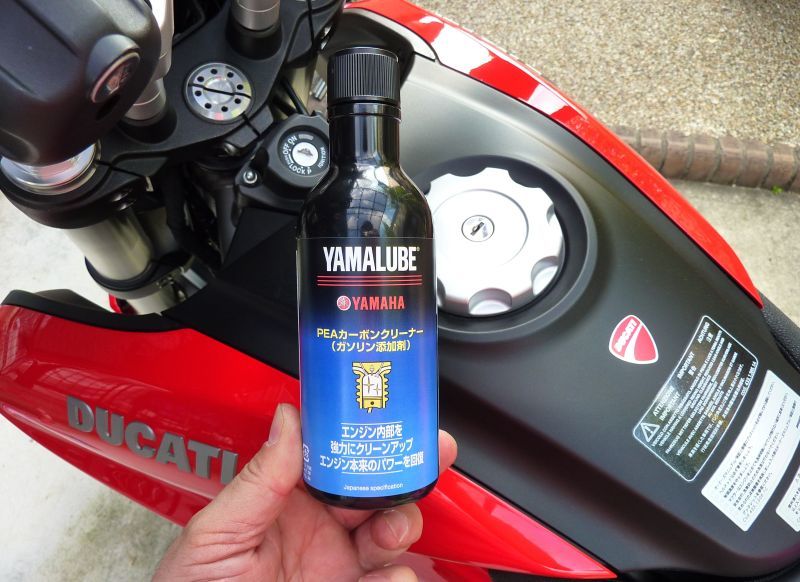 Ducati Hyperstrada Yamalube ヤマルーブ Peaカーボンクリーナー を使った Jackさんのバイク用品インプレッションです バイク用品レビュー 口コミ 適合情報 コスパや性能評価は ウェビック