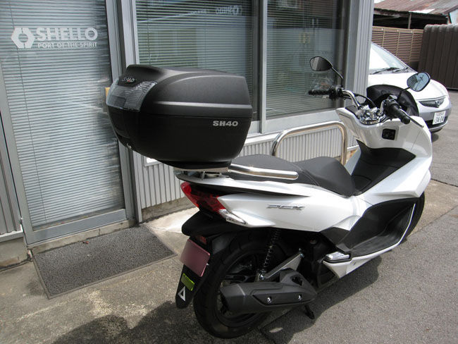 Honda Pcx125 Shad Sh40 をpcxに取り付け ウェビックコミュニティ