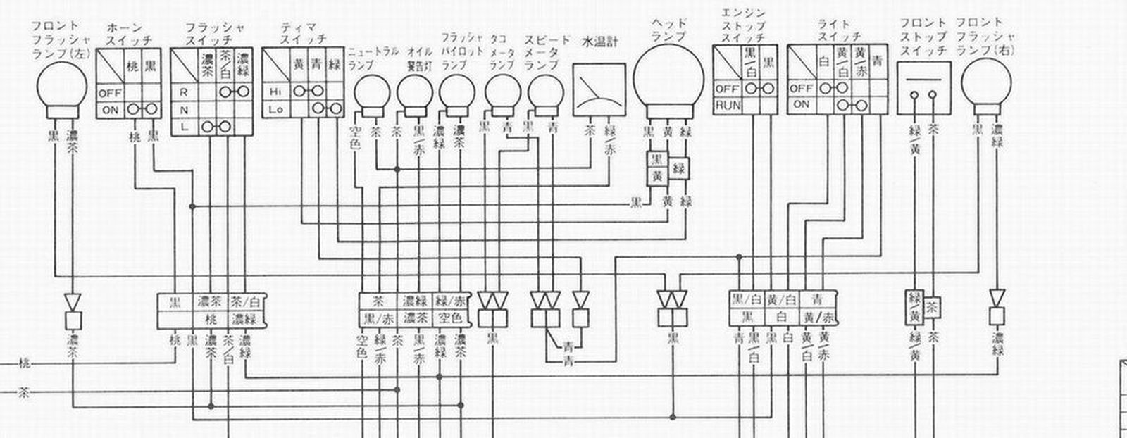 古いヤマハ車のウィンカーをled化した場合の ウィンカーインジケータ配線について ウェビックコミュニティ