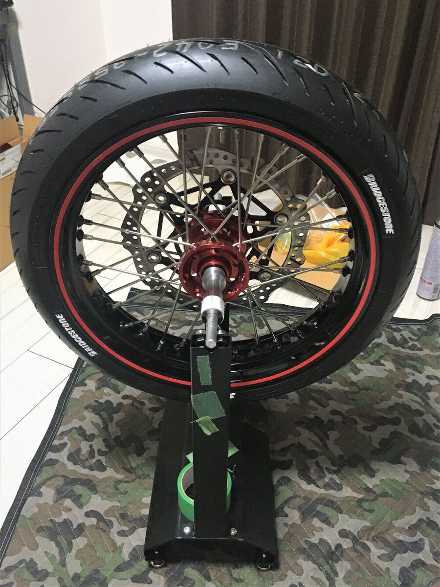 Honda Crf250m Crf250m チューブレス化とタイヤ交換 Bridgestone Battlax Hyper Sport S22 ウェビックコミュニティ