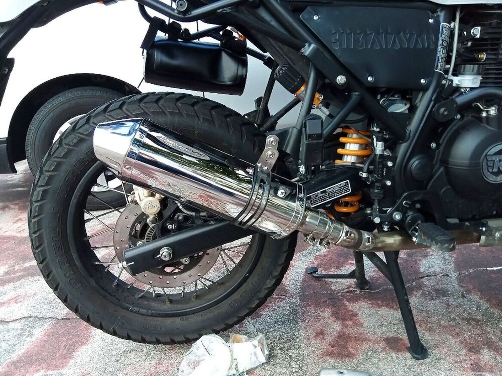 Royal Enfield Himalayan マフラー交換 ウェビックコミュニティ