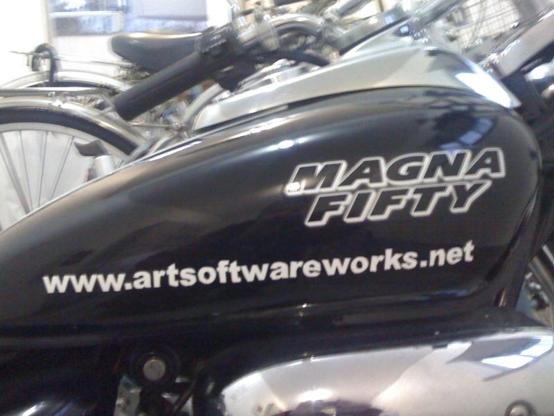 Honda Magna50 マグナ ロゴステッカー 自作 ウェビックコミュニティ