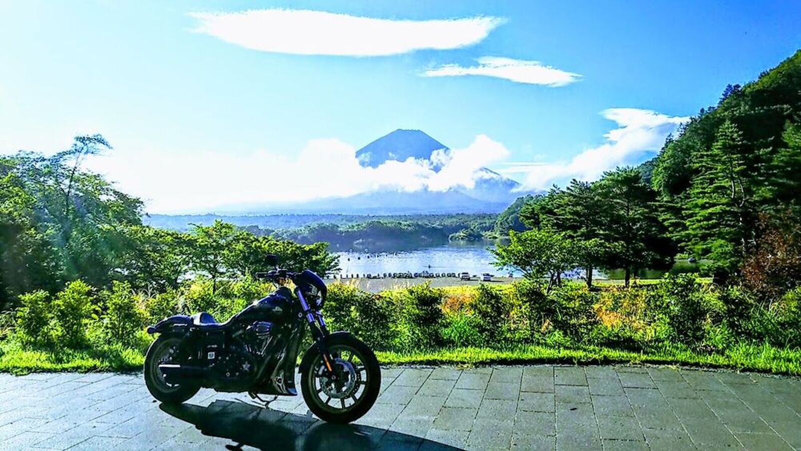 Harley Davidson Fxdls Dyna Lowrider S 富士五湖二つ目 精進湖 へ 薩た峠に諏訪湖と盛り沢山ツーリング ウェビックコミュニティ