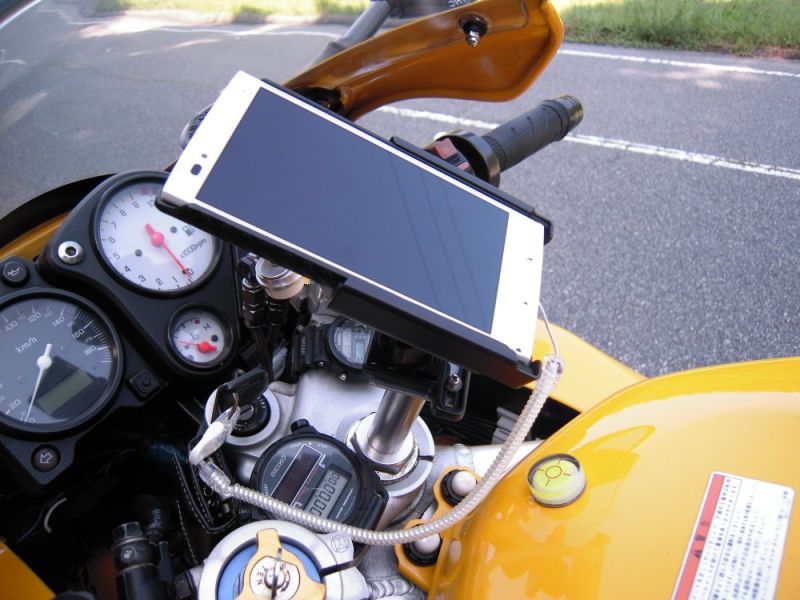 Honda Vtr1000f Firestorm ファイアストーム スマホのホルダー自作です ウェビックコミュニティ