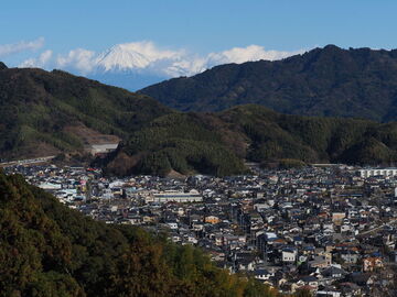蓮華寺池公園の富士見平から見た富士山は綺麗だったよ。 | Webikeツーリング