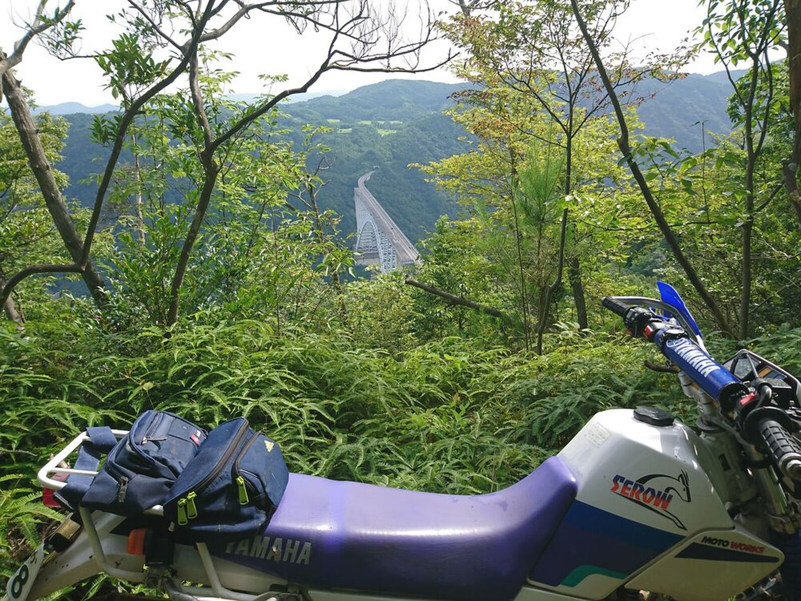 Yamaha セロー225w 225w 白竜湖あたりの山を巡る ウェビックコミュニティ