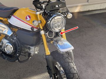 HONDA モンキー125 KITACO:キタコ ダウンフェンダーステーセット