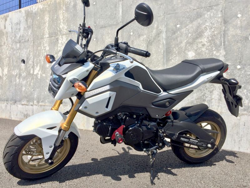 ホンダ グロム バックステップ 口コミ 動画インプレッション 1 バイクパーツ通販 Webike