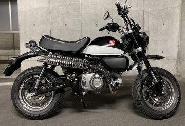 HONDA モンキー125 SP武川:SPタケガワ スクランブラーマフラー(政府