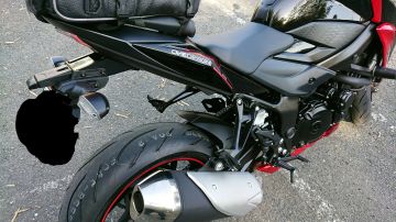 SUZUKI GSX-S750 DAYTONA:デイトナ フェンダーレスEDGEを使った、赤