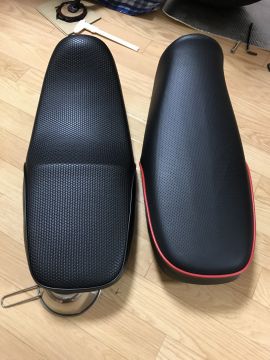 HONDA エイプ100 タイプD KITACO:キタコ ダブルシートを使った