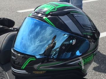 SHOEI スモークミラー ブルーシールド ミュウ