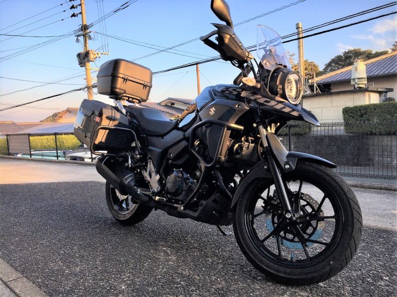 SW-MOTECH クラッシュバー ブラック Suzuki V-Strom 250 (18-21