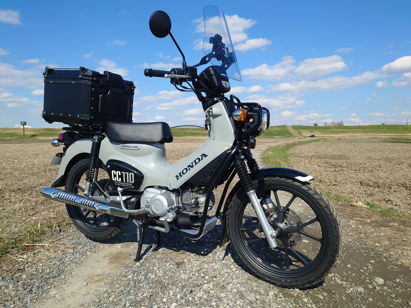 HONDA クロスカブ110 ZETA:ジータ アドベンチャー ウインドシールド