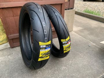 YAMAHA RZ250R DUNLOP:ダンロップ SPORTMAX Q-LITE 【110