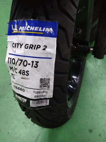 Pneu MICHELIN CGP2F 110/70-13 48S TL - Pneu Été Pour Scooter