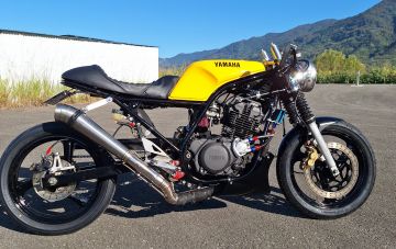 YAMAHA SRX250 KIJIMA:キジマ  フォークブーツ39Φを使った、風人さんのバイク用品インプレッションです。バイク用品レビュー、口コミ、適合情報、コスパや性能評価は「ウェビック」