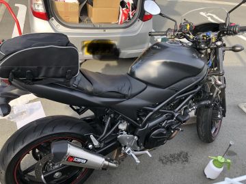 スコーピオンスリップオンマフラー　sv650