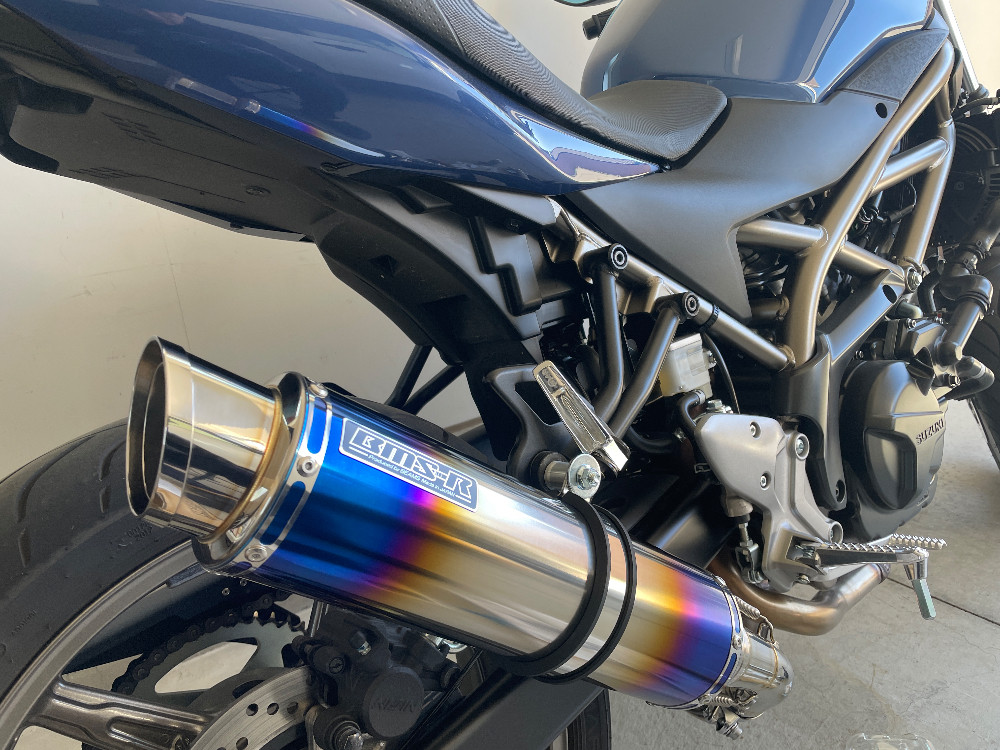 SUZUKI SV650 BEAMS:ビームス R-EVO2 スリップオンマフラー 政府認証を