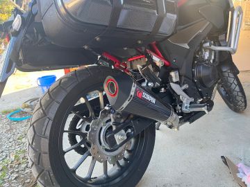 HONDA 400X NX400 Scorpion スリップオン マフラー HONDA 400X NX400 Scorpion スリップオン マフラー - メルカリ