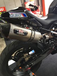 BMW G310R YOSHIMURA:ヨシムラ 機械曲 R-77S サイクロン カーボン 