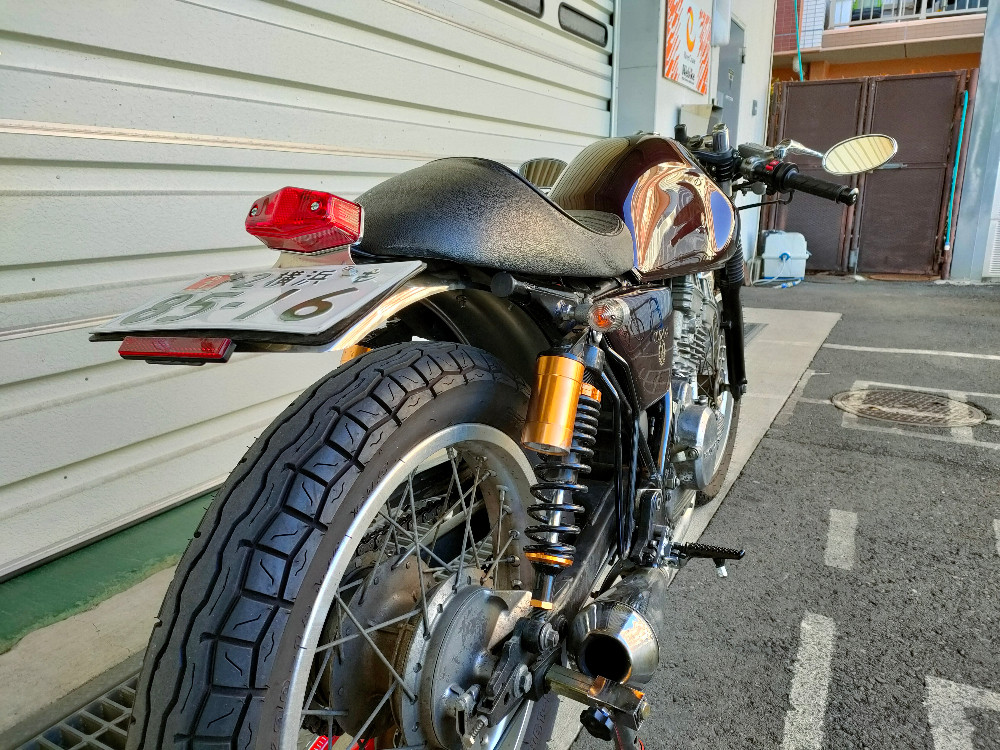 HONDA GB250クラブマン DAYTONA:デイトナ ステンレスラウンド