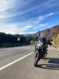 SUZUKI Vストローム650XT KAPPA:カッパ スクリーン クリアを使った