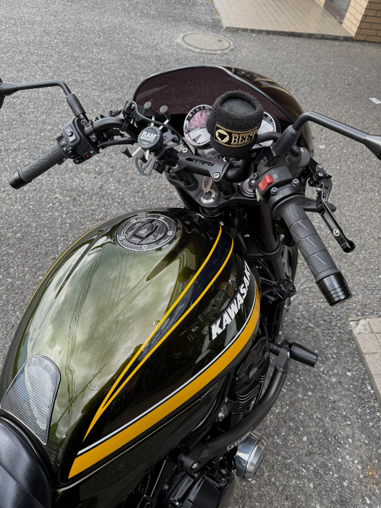 KAWASAKI Z900RS ARCHI:アーキ ハンドルバー ARCHI-YBシボリを