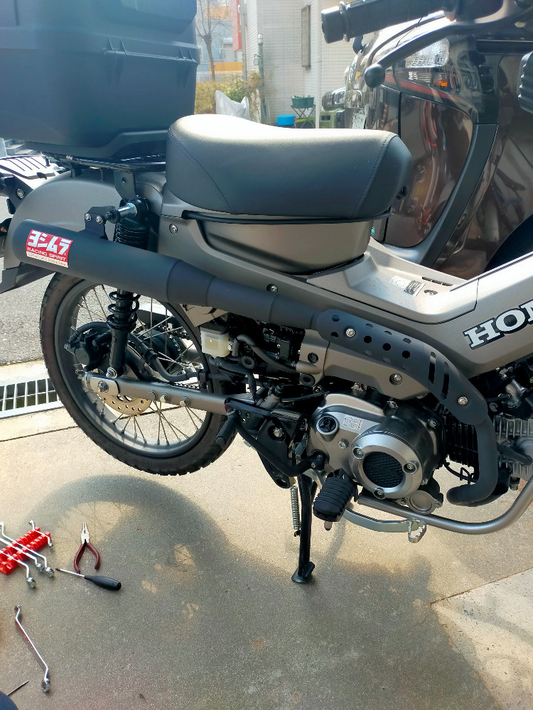 HONDA CT125 ハンターカブ YOSHIMURA:ヨシムラ 機械曲ストレート762