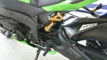 KAWASAKI ZX-6R BABYFACE:ベビーフェイス ヘルメットロックを使った