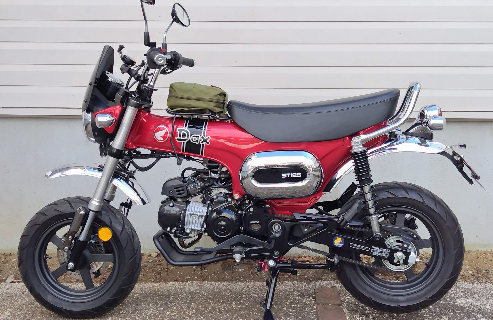 超希少 ホンダ ダックス125 純正？メッキリアフェンダー DAX125 ダックス125 DAX125 JB04 メッキフロントフェンダーセット
