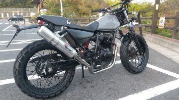 HONDA FTR223 DUNLOP:ダンロップ Buroro D604 【120/80-18 M/C 62P WT