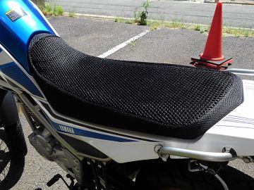 YAMAHA セロー 250 SP武川:SPタケガワ エアフローシートカバーを使った