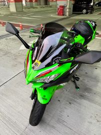 KAWASAKI ニンジャ 400 旭風防:アサヒ風防 ウインドスクリーンを使った
