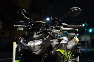 KAWASAKI Z900 DAYTONA:デイトナ パラレルミラー ヘキサゴン を使った、Jekyllさんのバイク用品インプレッションです。バイク用品レビュー、口コミ、適合情報、コスパや性能評価は「ウェビック」